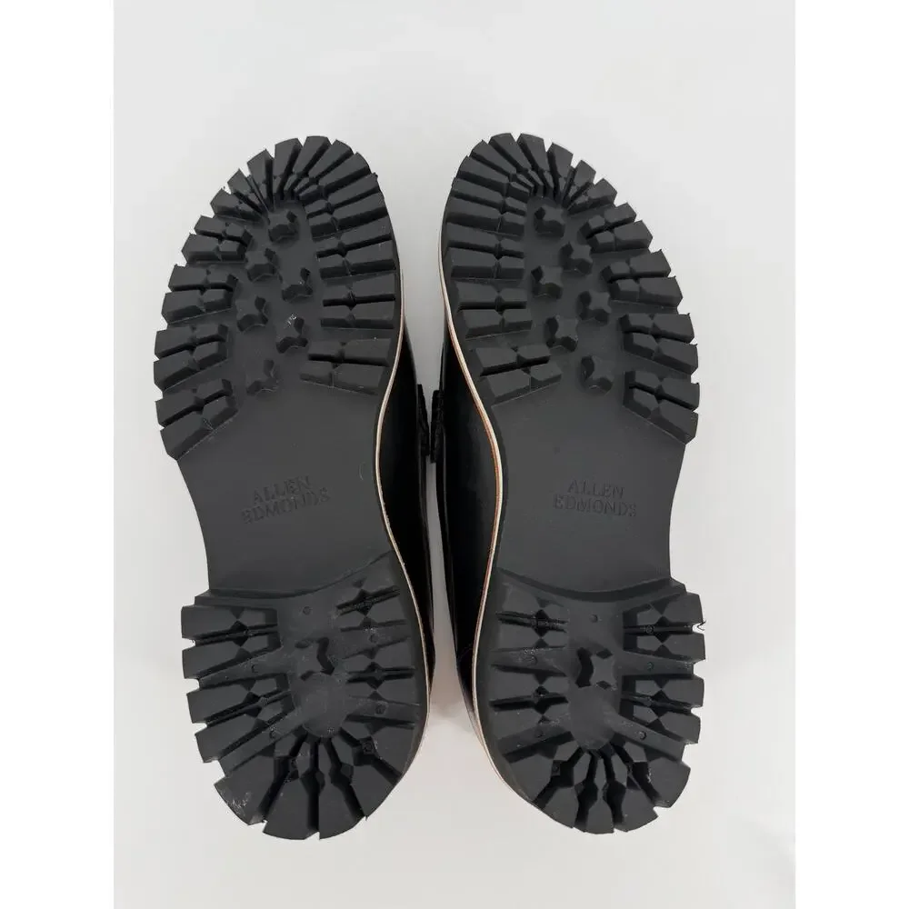 Allen Edmonds Freeport Weatherproof Penny Loafers Black Leather 11.5 D Lug Sole